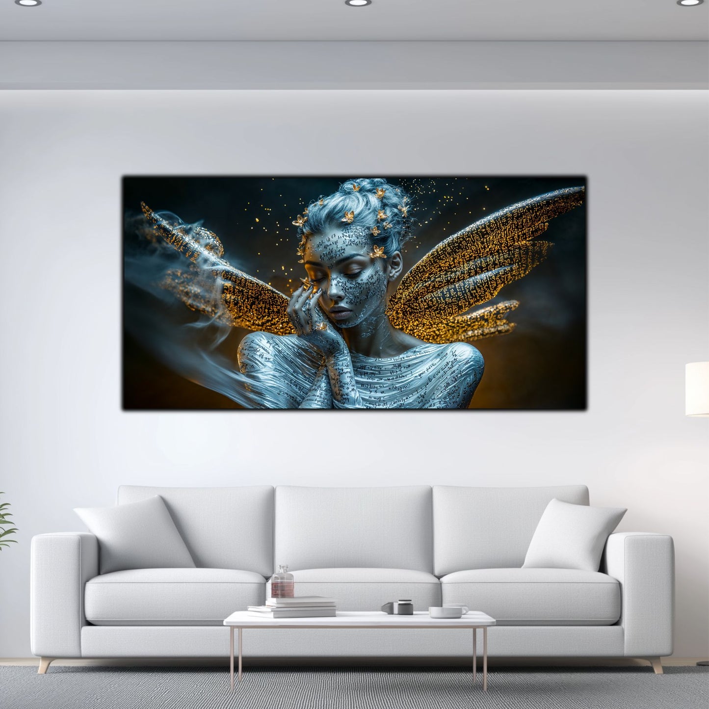 Beyond Meditation - Tablouri moderne pe sticla securizata pentru living contemporan NO45