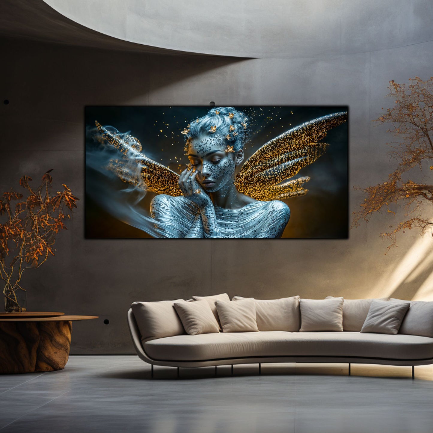 Beyond Meditation - Tablouri moderne pe sticla securizata pentru living contemporan NO45