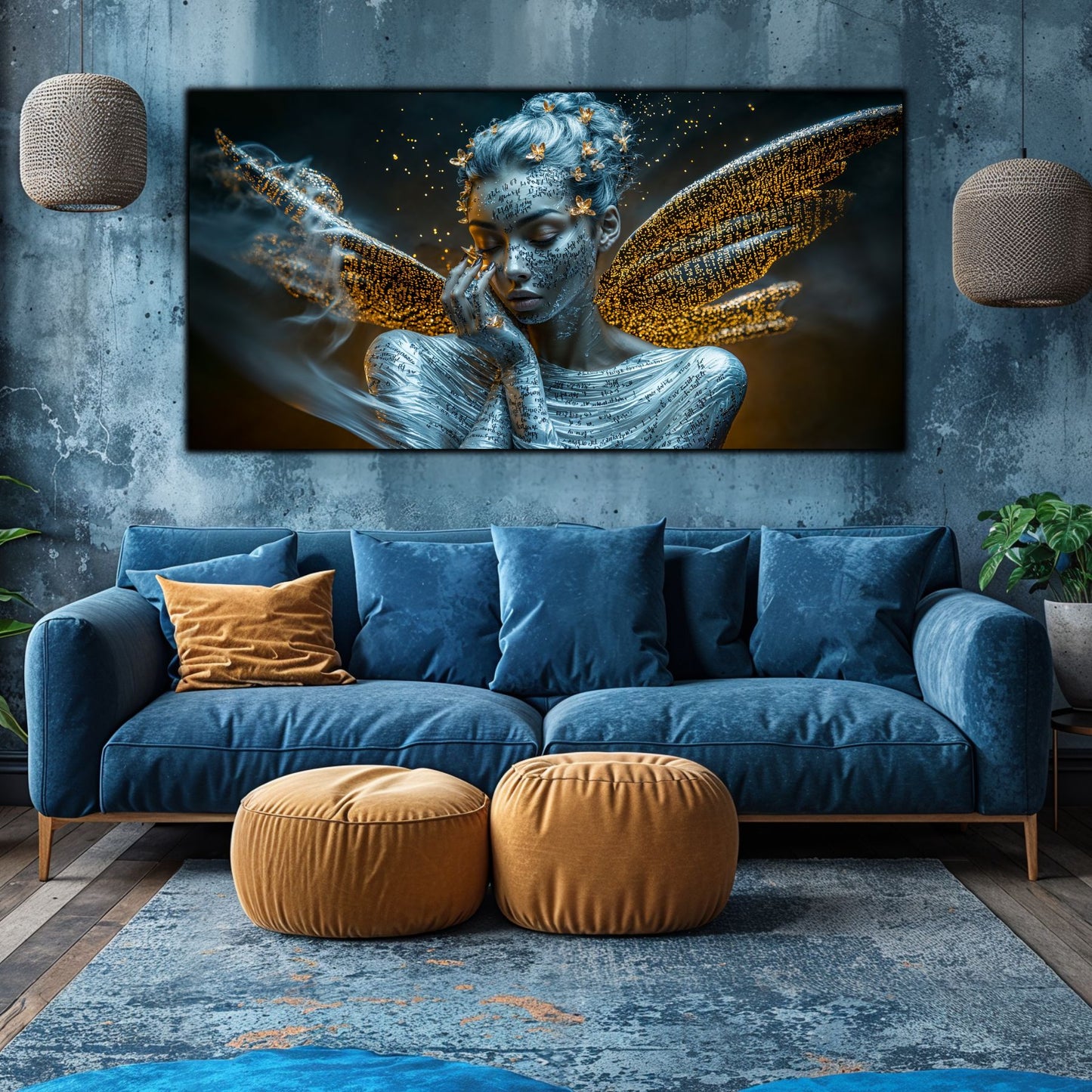 Beyond Meditation - Tablouri moderne pe sticla securizata pentru living contemporan NO45