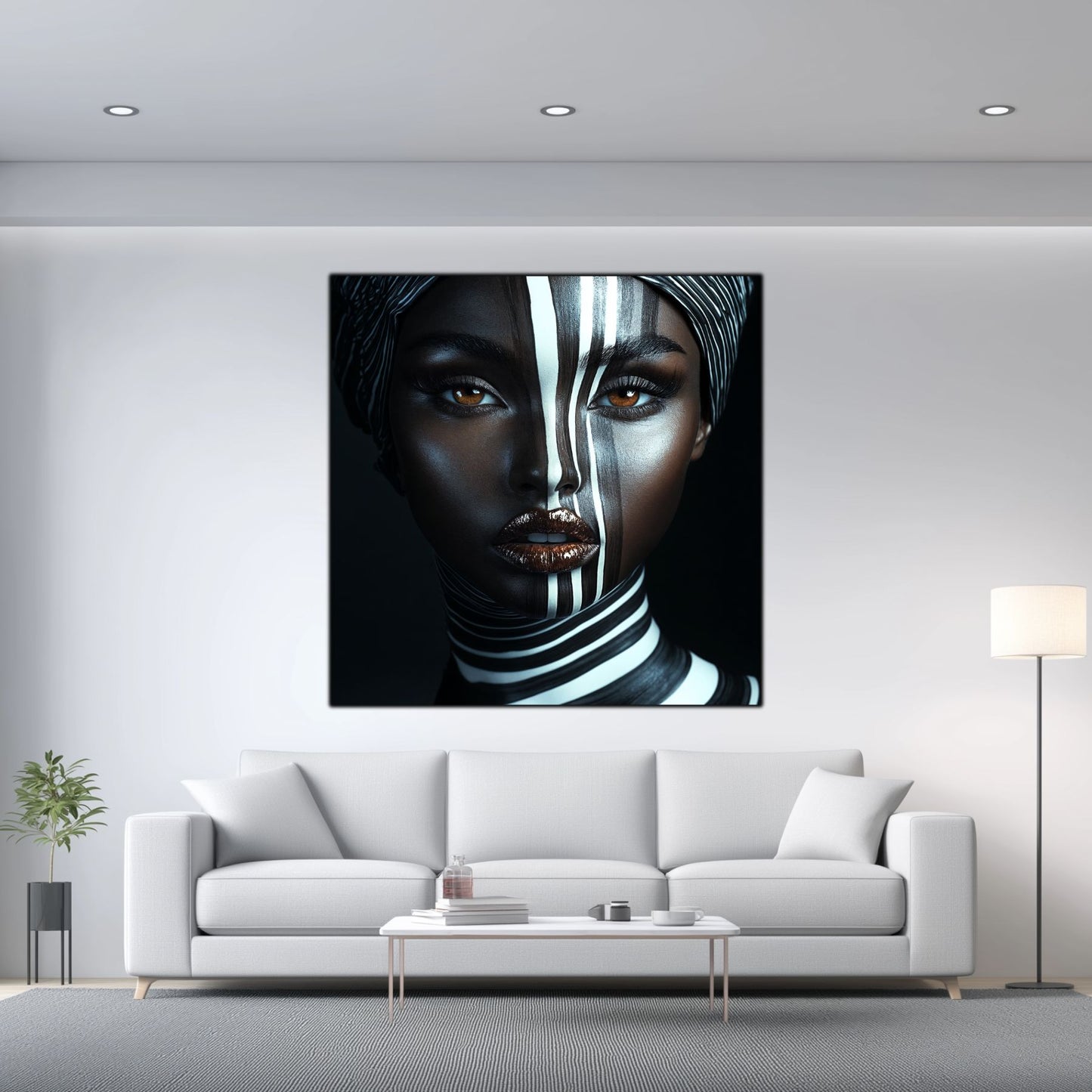 Dark Glow - Tablou Decorativ pt Peretele Livingului Modern - NO10