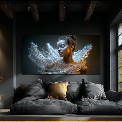 Tablou Decorativ „Eternitatea Meditativă" – Sticlă Securizată