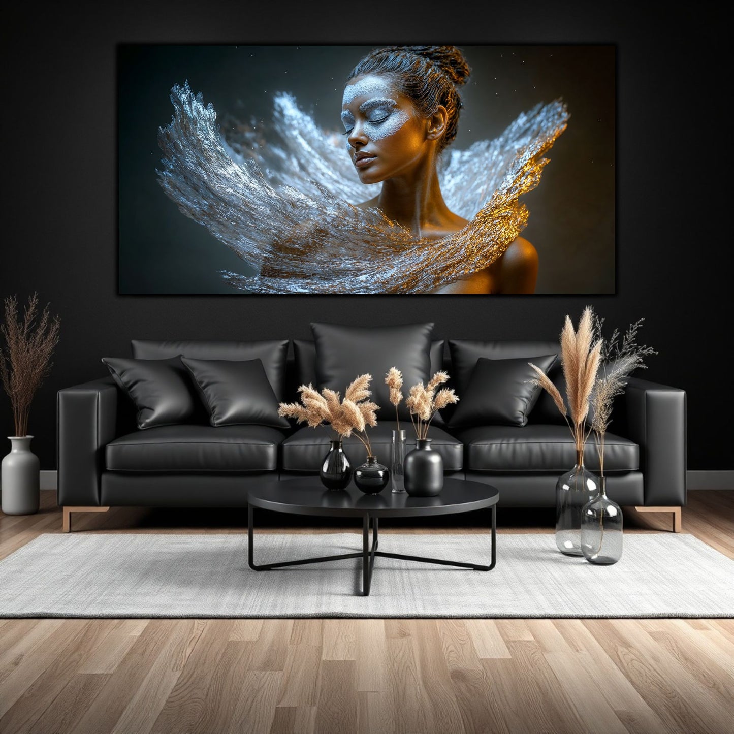 Tablou Decorativ „Eternitatea Meditativă" – Sticlă Securizată