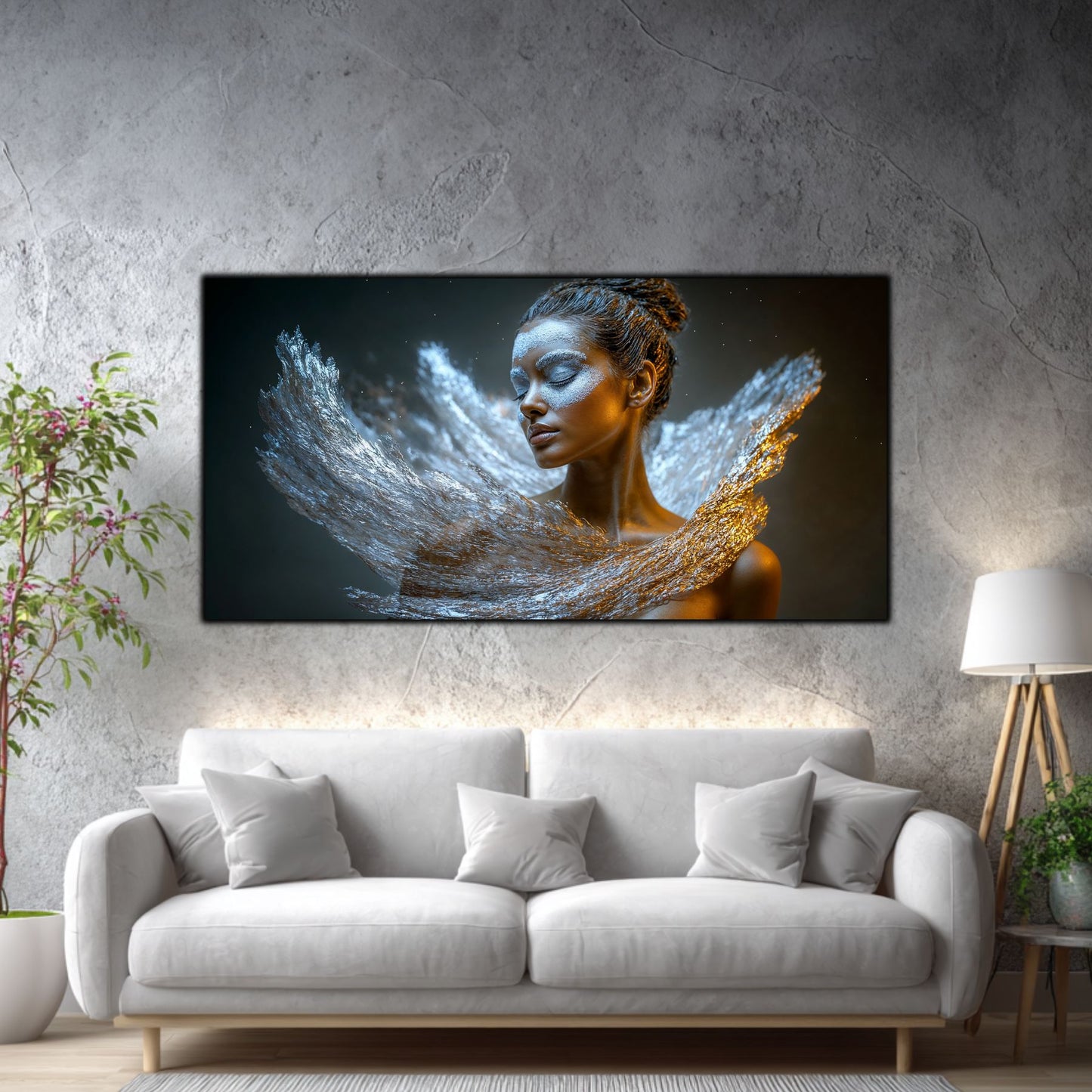 Tablou Decorativ „Eternitatea Meditativă" – Sticlă Securizată