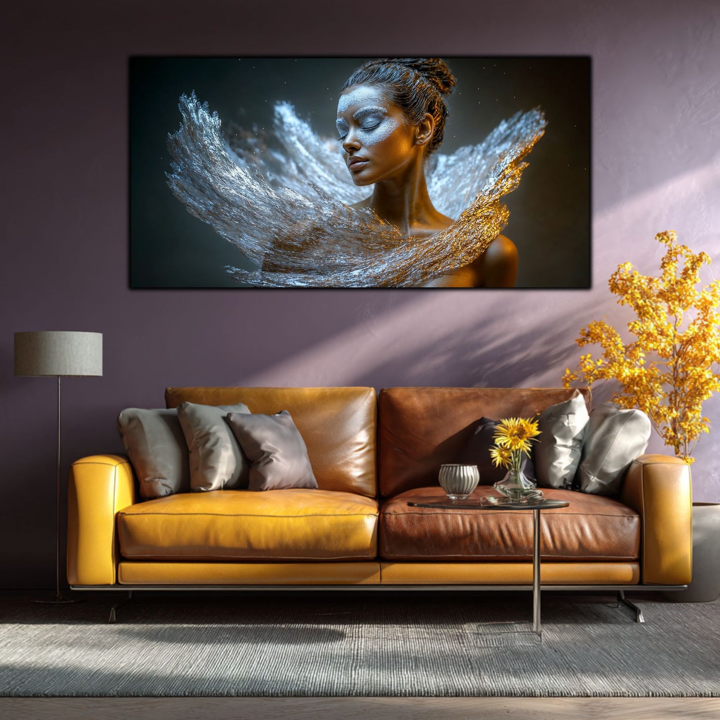 Tablou Decorativ „Eternitatea Meditativă" – Sticlă Securizată