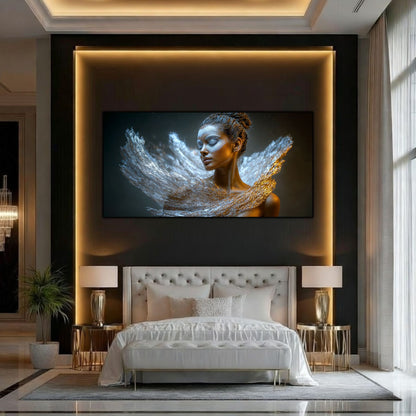 Tablou Decorativ „Eternitatea Meditativă" – Sticlă Securizată