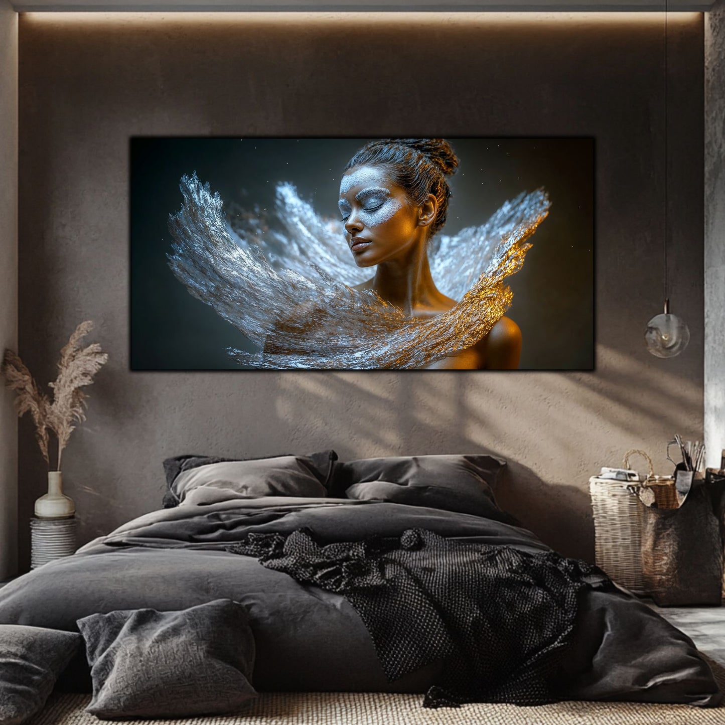 Tablou Decorativ „Eternitatea Meditativă" – Sticlă Securizată