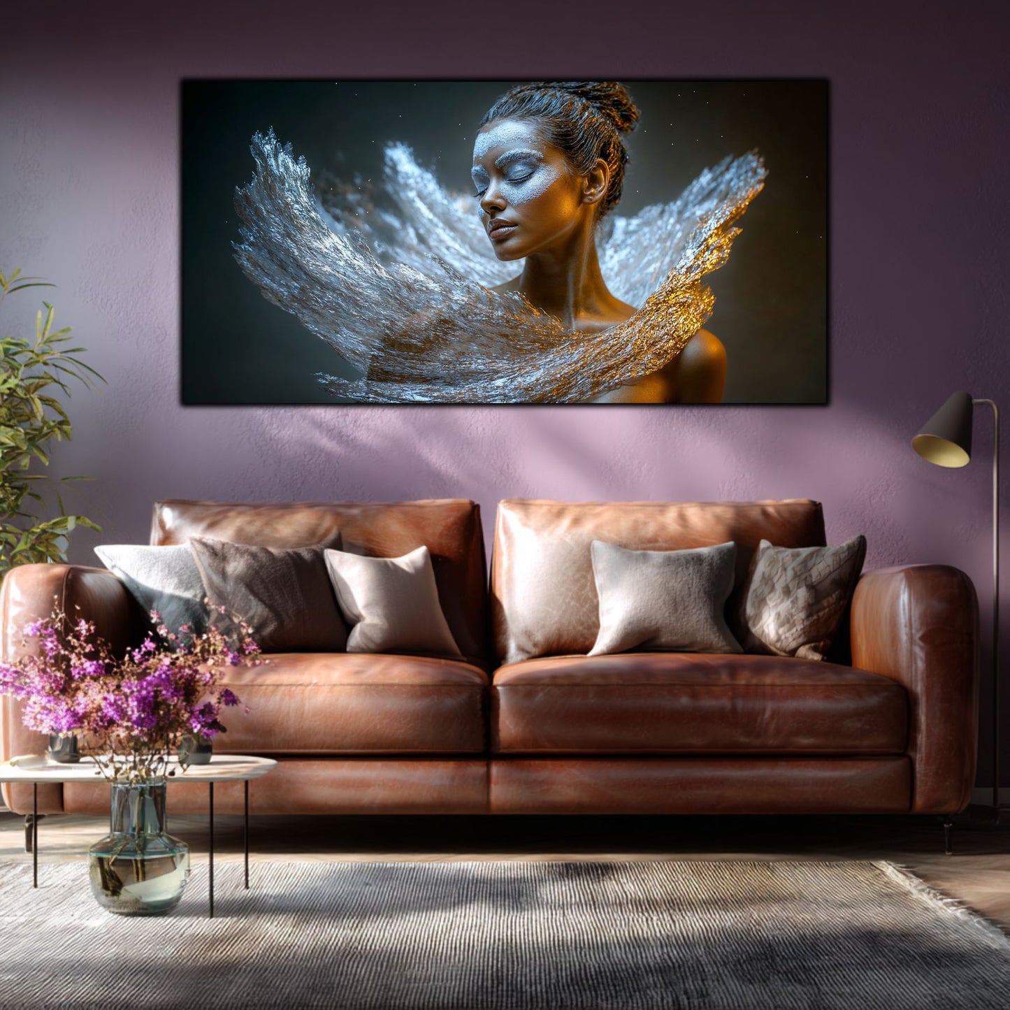 Tablou Decorativ „Eternitatea Meditativă" – Sticlă Securizată