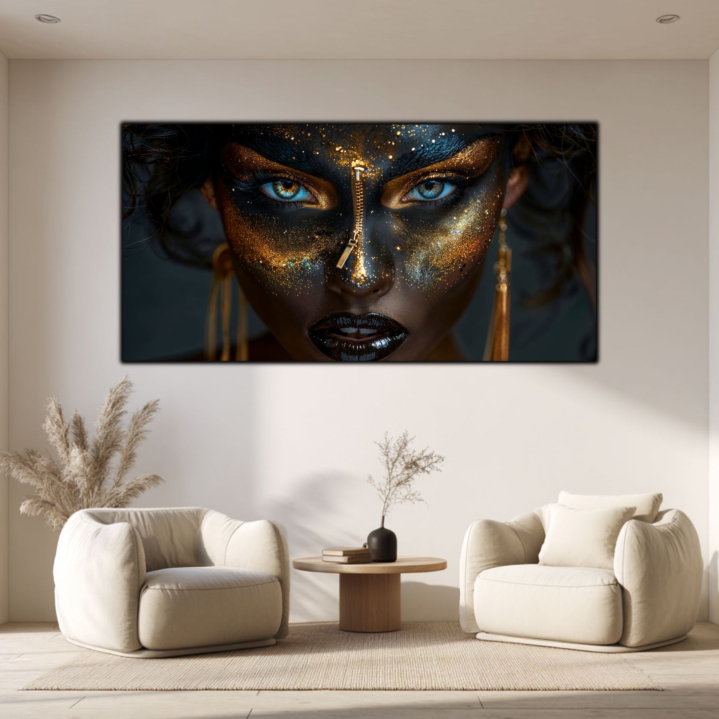 Tablou Sticla Securizata - Dark Zen Reimagined 08