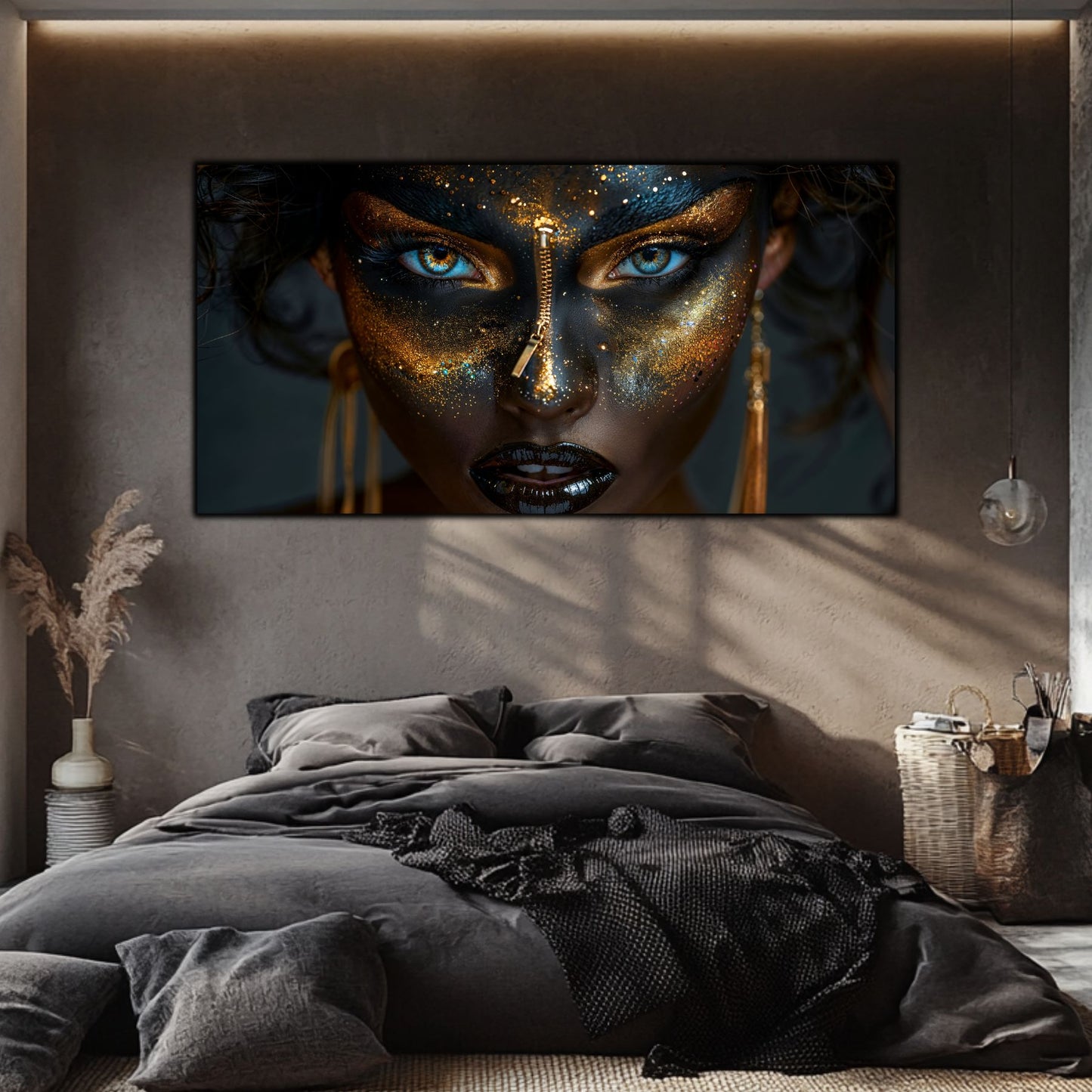 Tablou Sticla Securizata - Dark Zen Reimagined 08