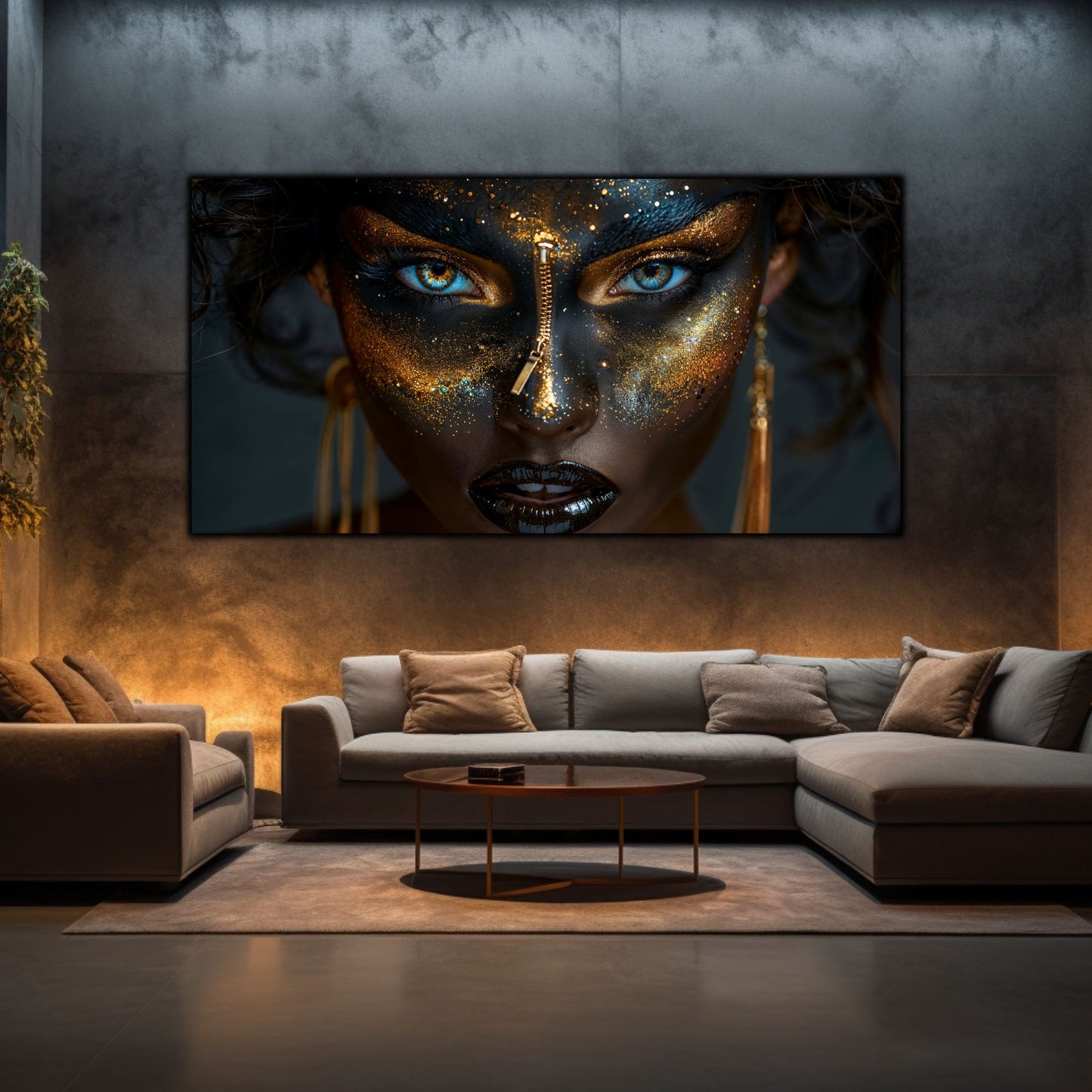 Tablou Sticla Securizata - Dark Zen Reimagined 08