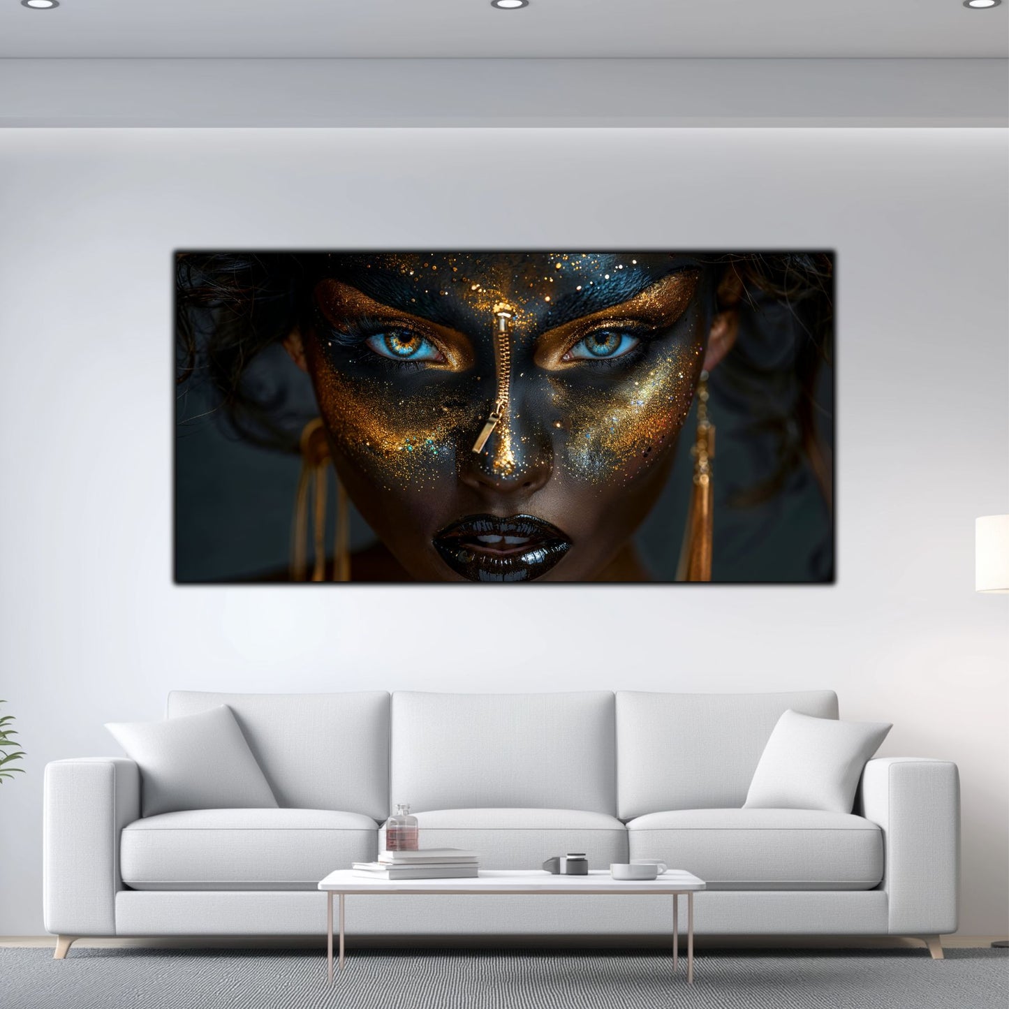 Tablou Sticla Securizata - Dark Zen Reimagined 08