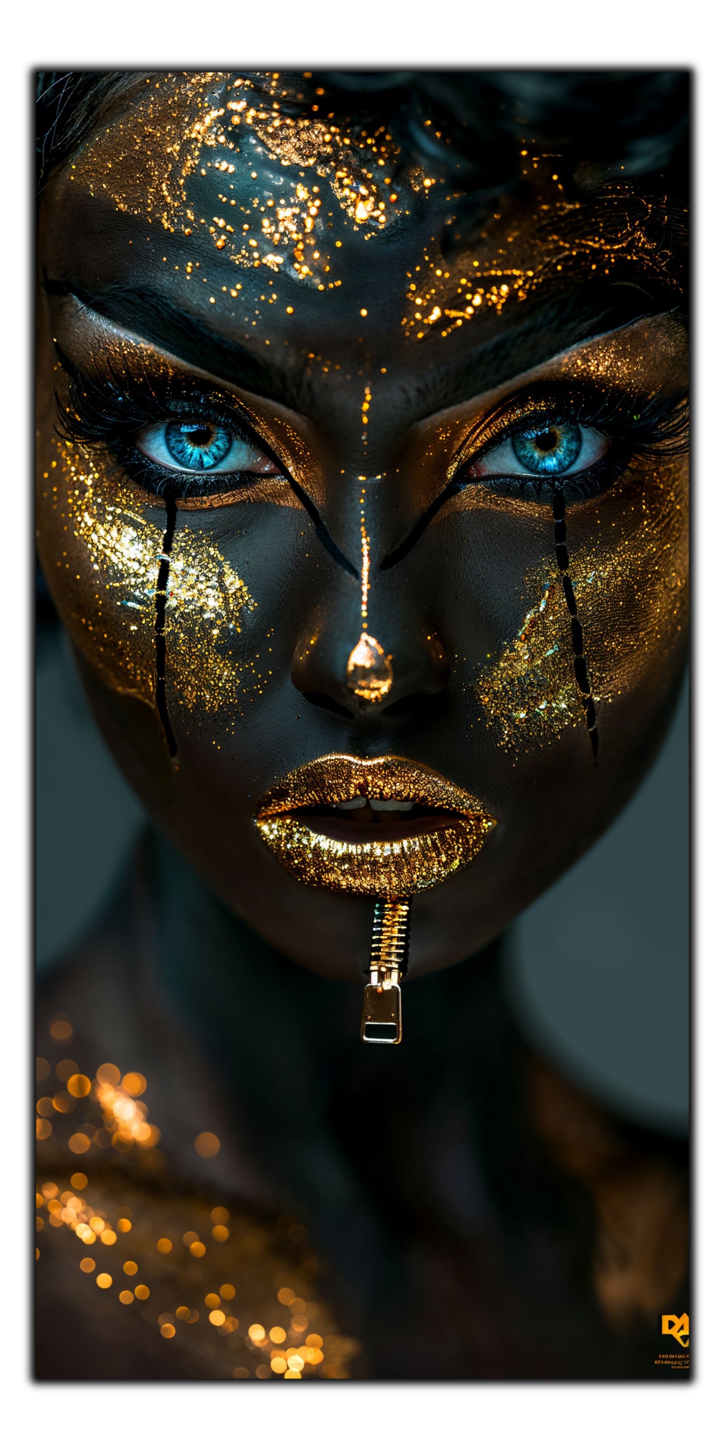 Tablou Sticla Securizata - Dark Zen Reimagined 21