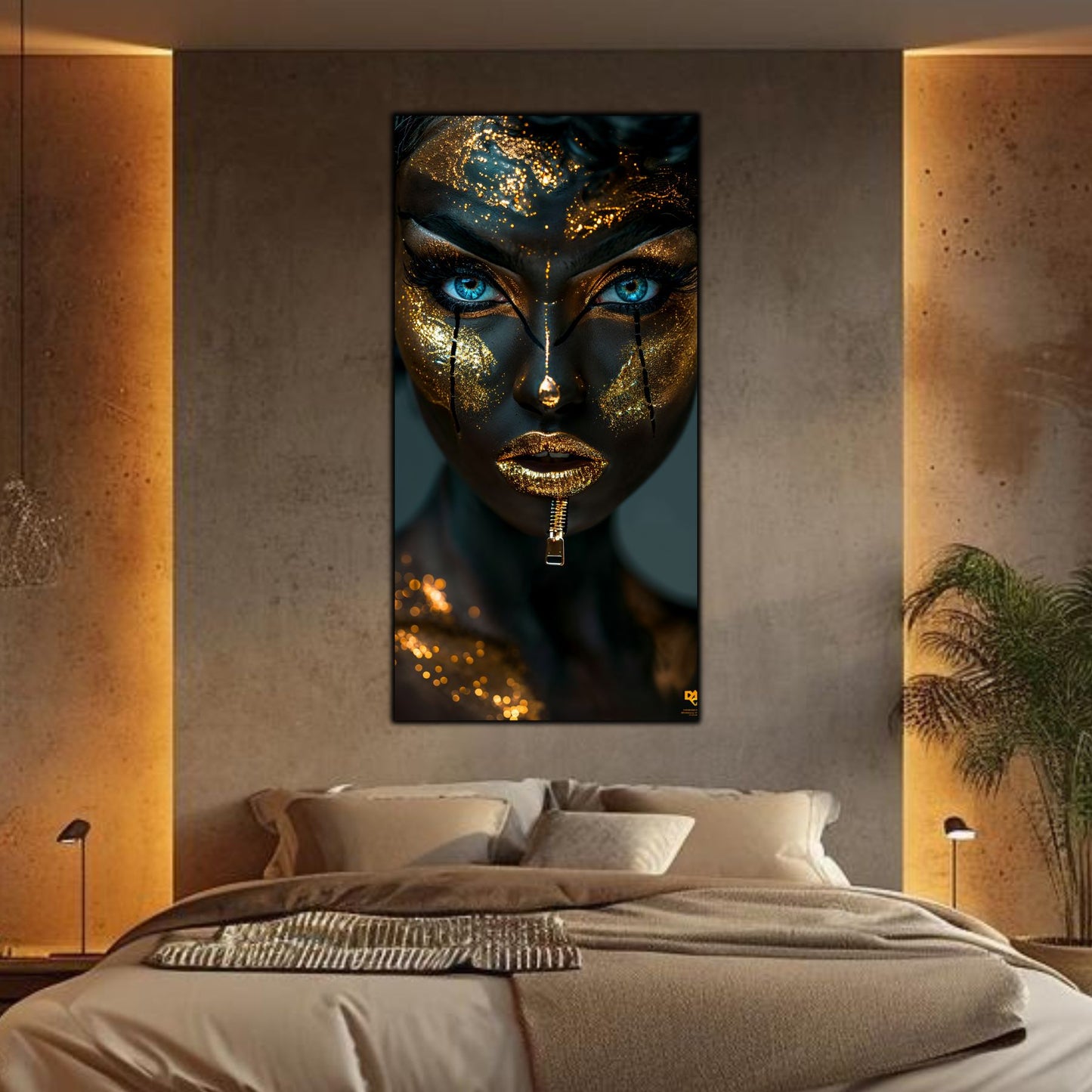 Tablou Sticla Securizata - Dark Zen Reimagined 21