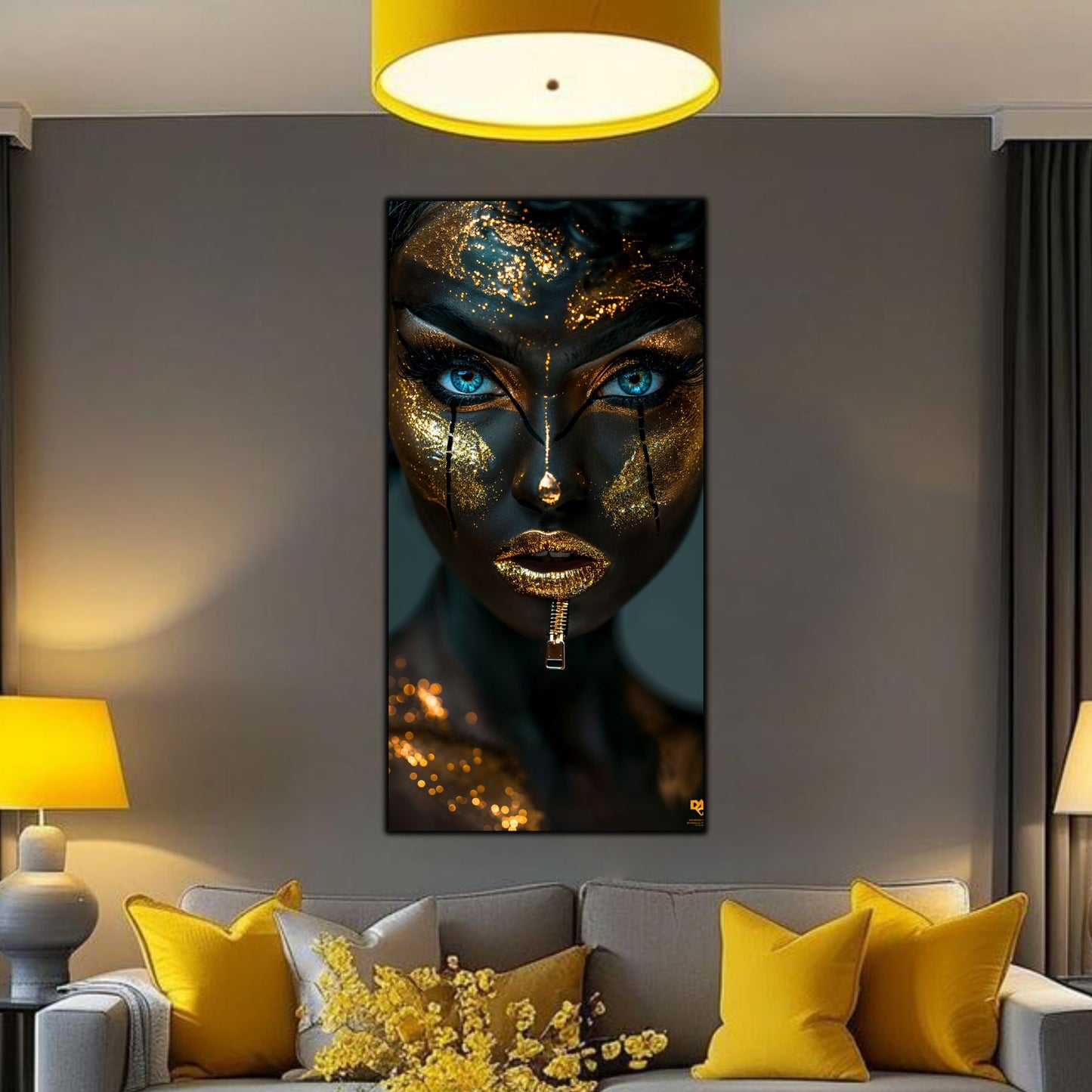 Tablou Sticla Securizata - Dark Zen Reimagined 21