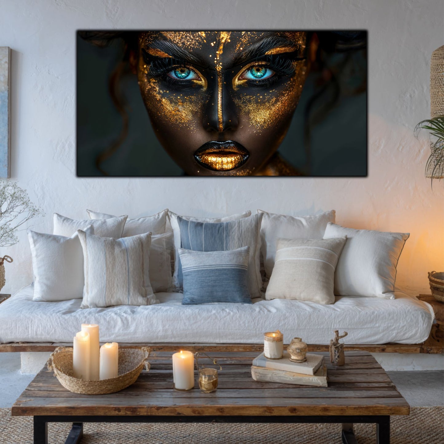 Tablou Sticla Securizata - Dark Zen Reimagined 03