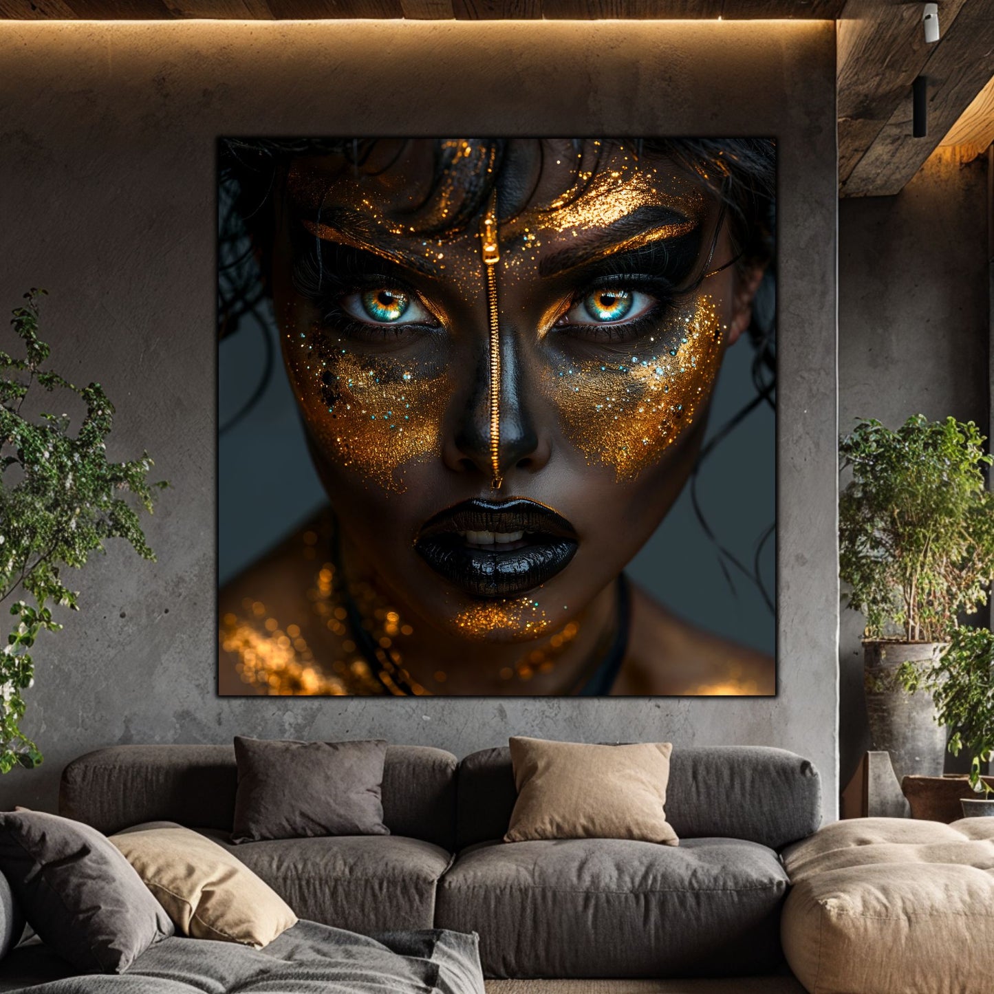 Tablou Sticla Securizata - Dark Zen - Reimagined13