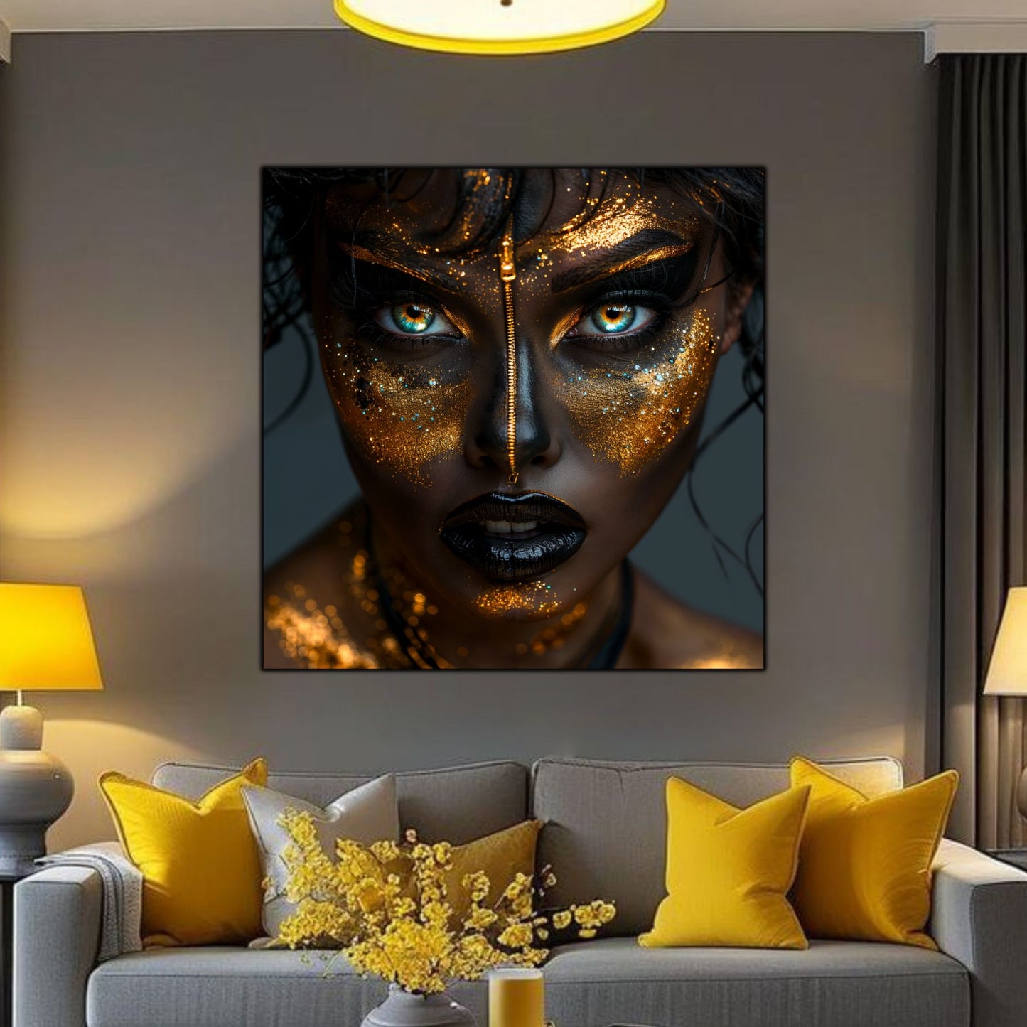 Tablou Sticla Securizata - Dark Zen - Reimagined13