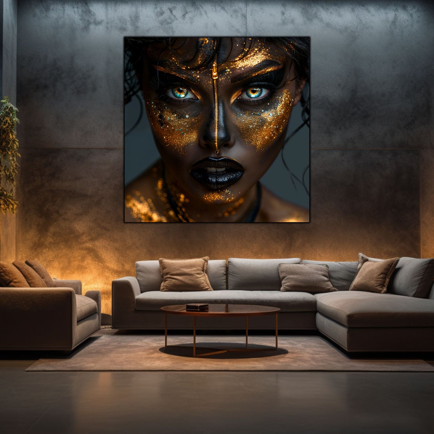 Tablou Sticla Securizata - Dark Zen - Reimagined13