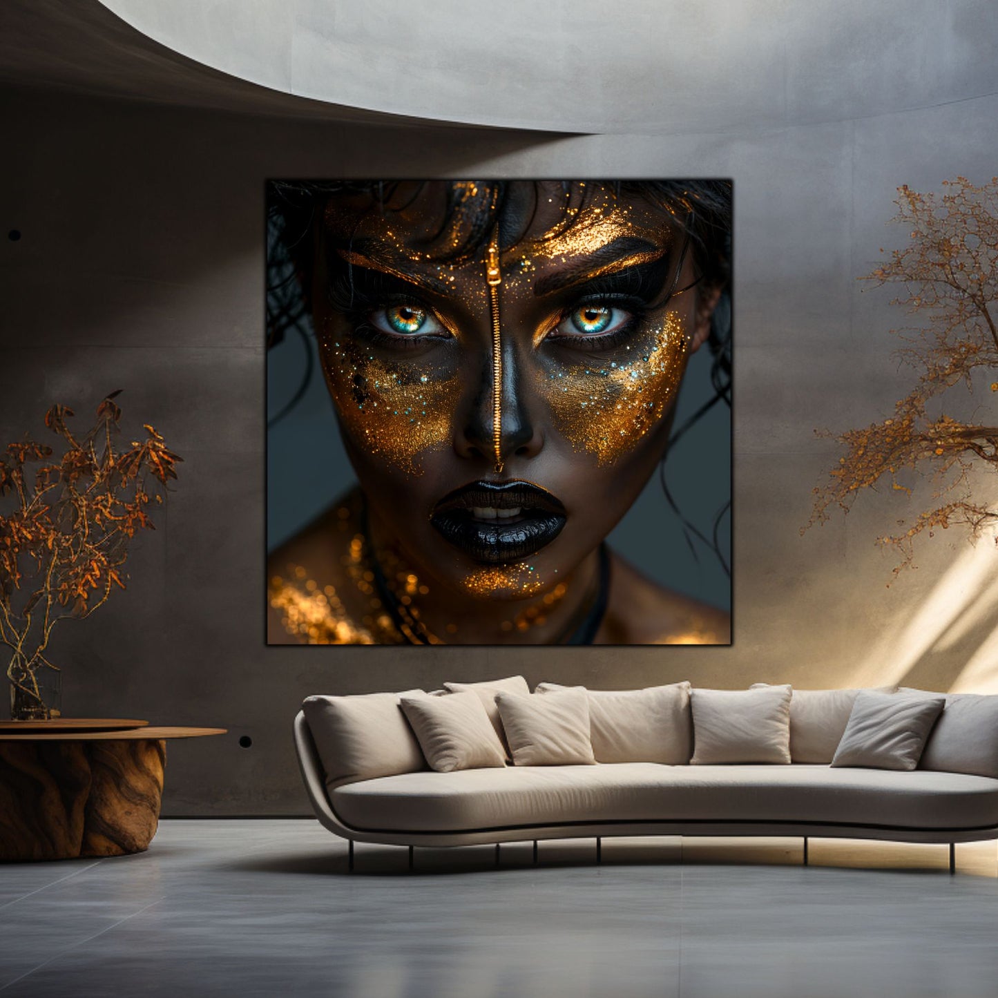 Tablou Sticla Securizata - Dark Zen - Reimagined13