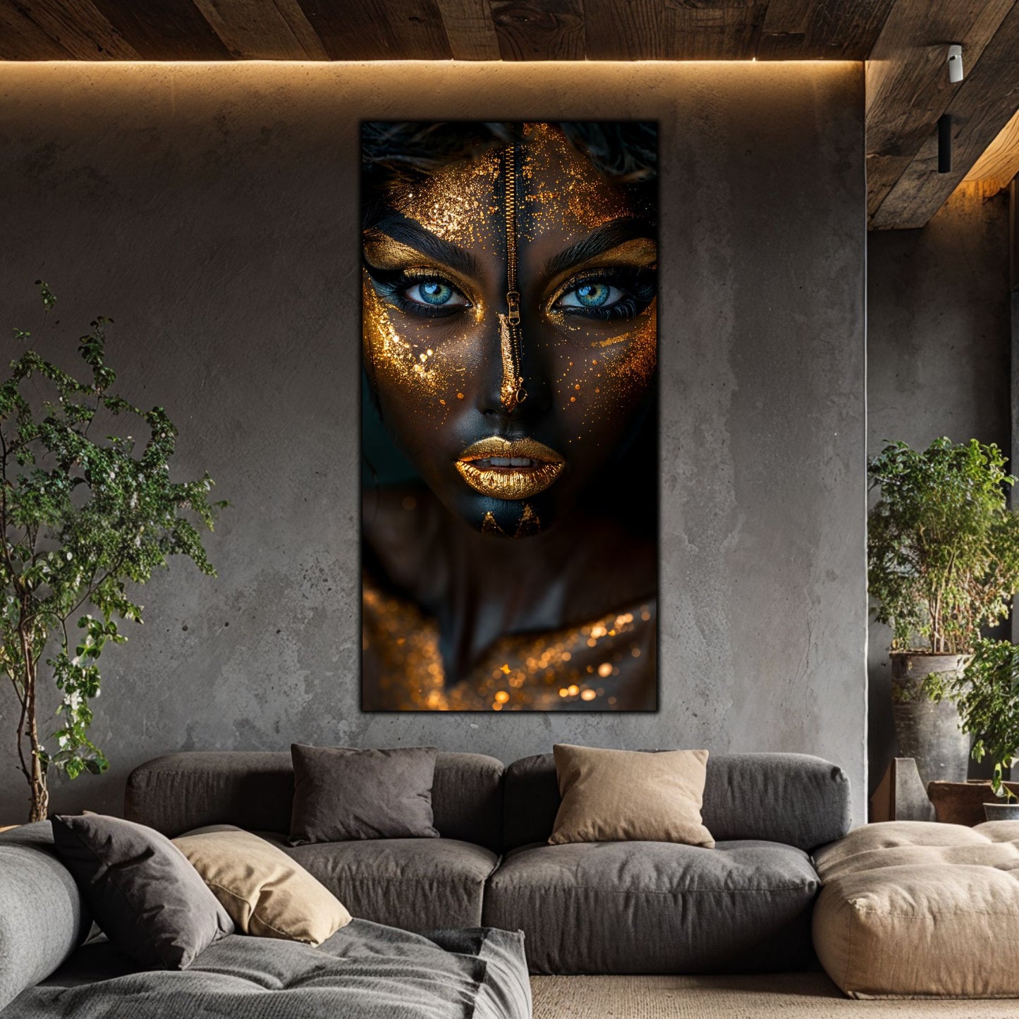 Tablou Sticla Securizata - Dark Zen Reimagined 20