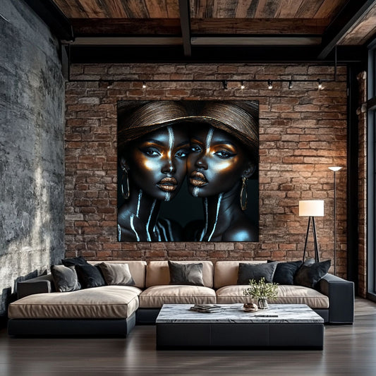 Dark Glow - Tablou Decorativ pt Peretele Livingului Modern - NO14