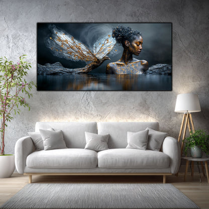 Tablou Sufragerie „Copacul Vieții” – Artă pe Sticlă Esență Cosmică