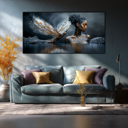 Tablou Sufragerie „Copacul Vieții” – Artă pe Sticlă Esență Cosmică