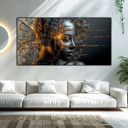 Tablou Sticla Securizata - Broken Mind 13