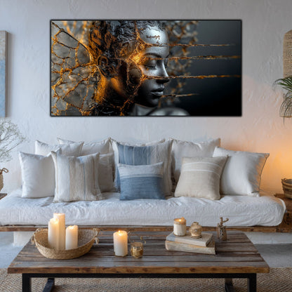 Tablou Sticla Securizata - Broken Mind 13