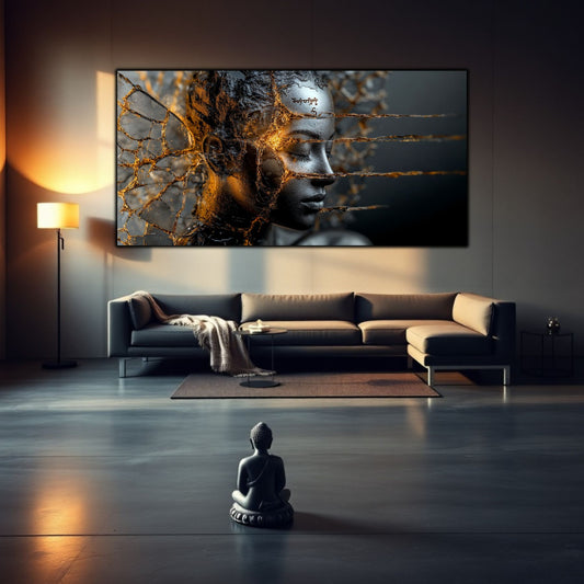 Tablou Sticla Securizata - Broken Mind 13