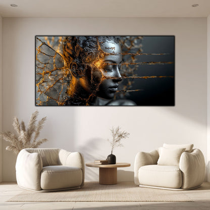 Tablou Sticla Securizata - Broken Mind 13