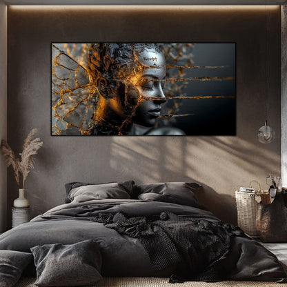 Tablou Sticla Securizata - Broken Mind 13