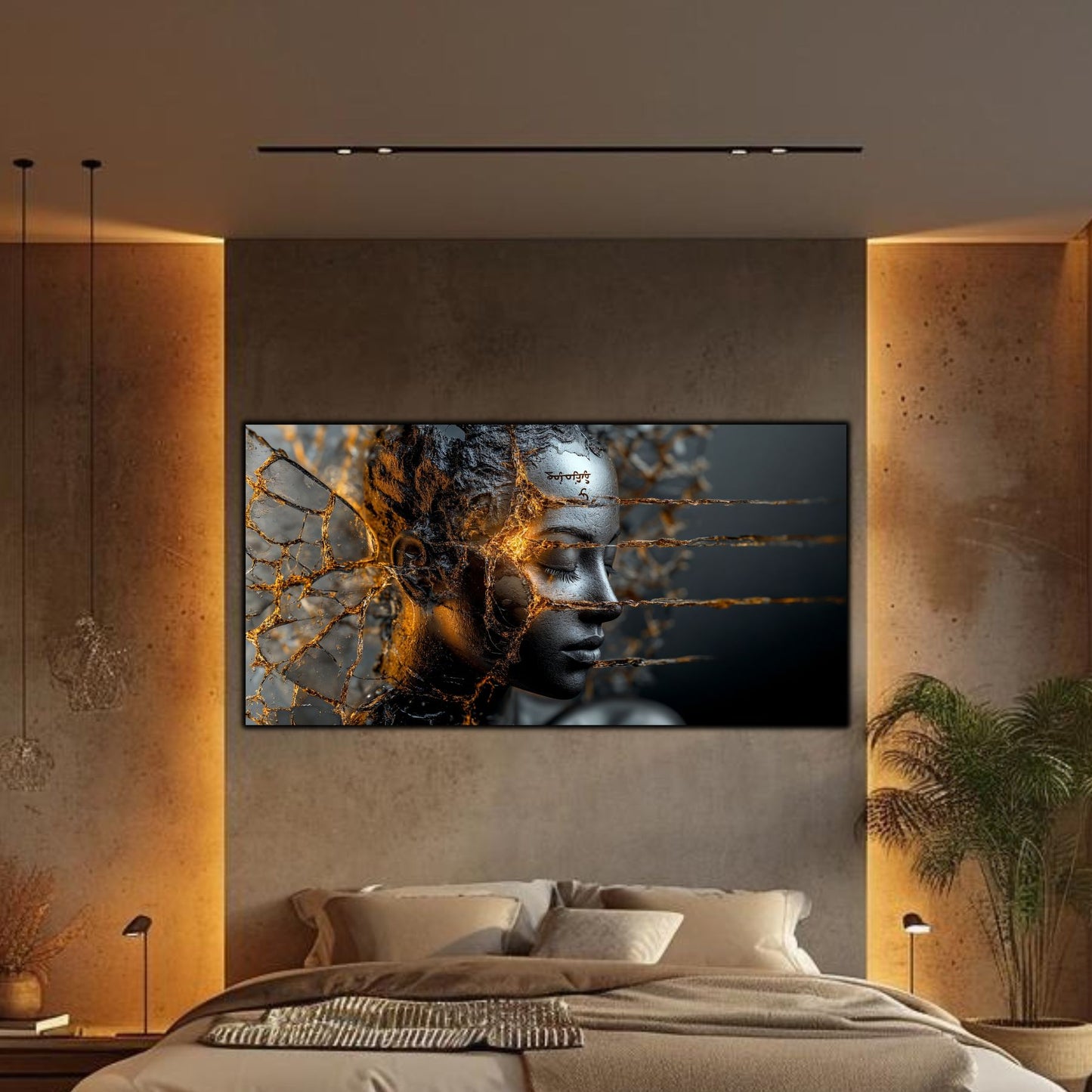 Tablou Sticla Securizata - Broken Mind 13