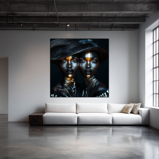 Dark Glow - Tablou Decorativ pt Peretele Livingului Modern - NO14