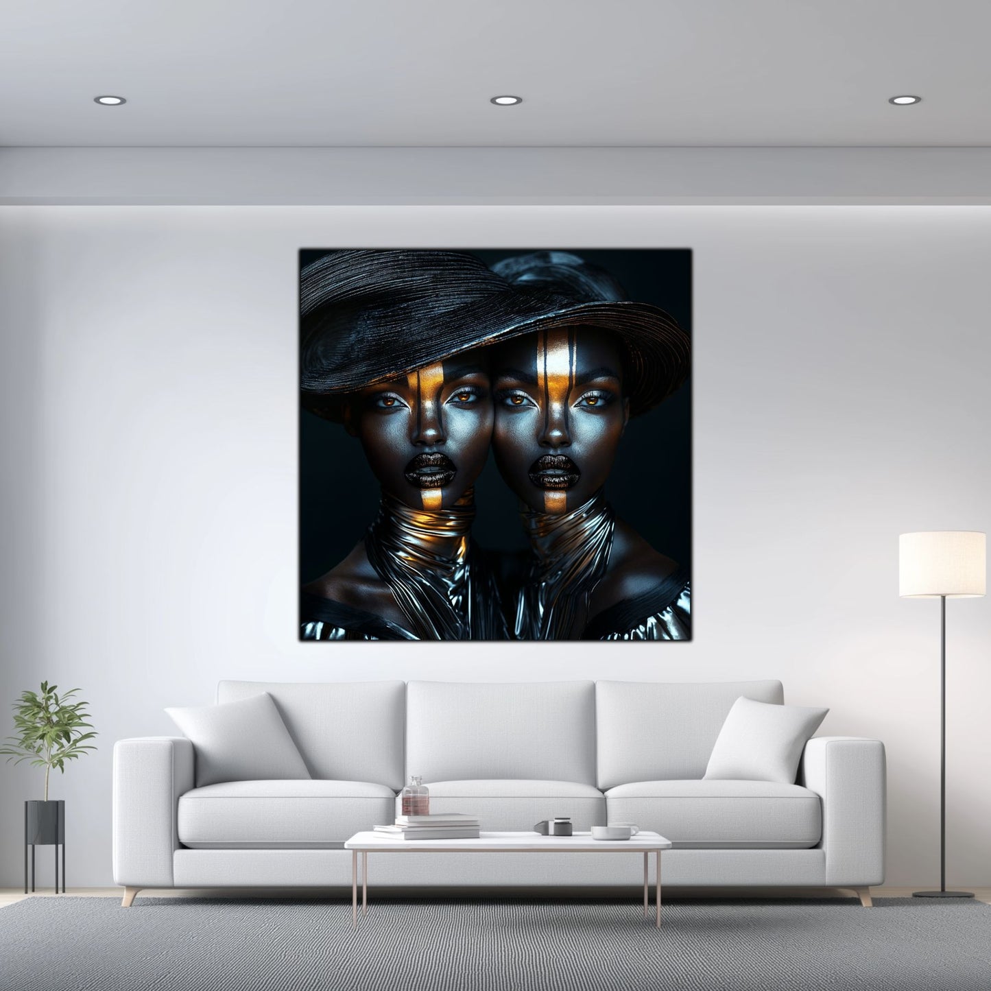 Dark Glow - Tablou Decorativ pt Peretele Livingului Modern - NO14