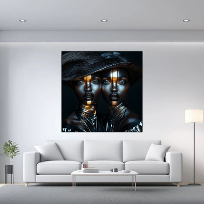 Dark Glow - Tablou Decorativ pt Peretele Livingului Modern - NO14