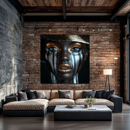 Dark Glow - Tablou Decorativ pt Peretele Livingului Modern - NO11