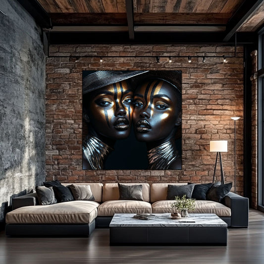 Dark Glow - Tablou Decorativ pt Peretele Livingului Modern - NO13