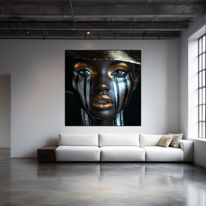 Dark Glow - Tablou Decorativ pt Peretele Livingului Modern - NO11
