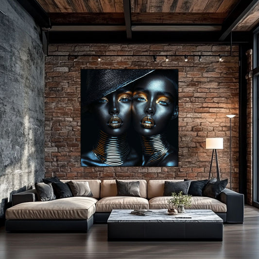 Dark Glow - Tablou Decorativ pt Peretele Livingului Modern - NO12