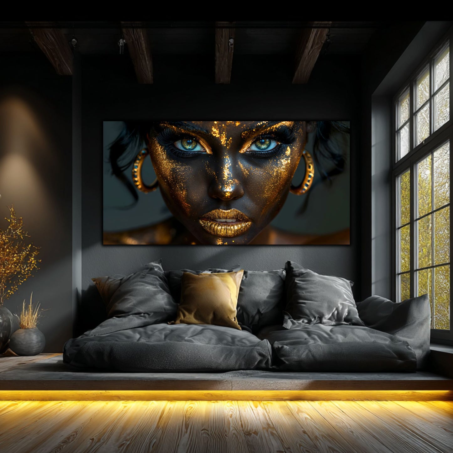 Tablou Living de Lux „Desăvârșirea" | Sticlă Securizată