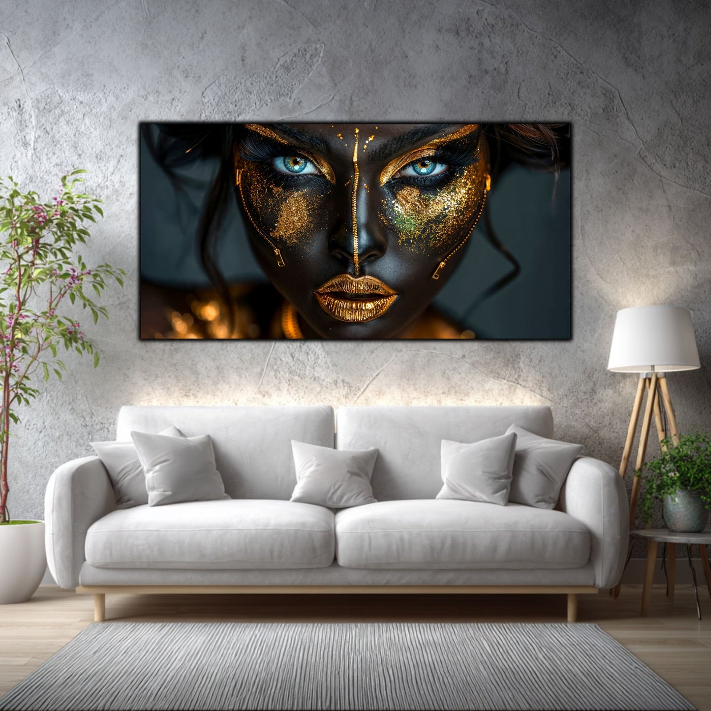 Tablou Living de Lux „Trezirea" – Sticlă Securizată