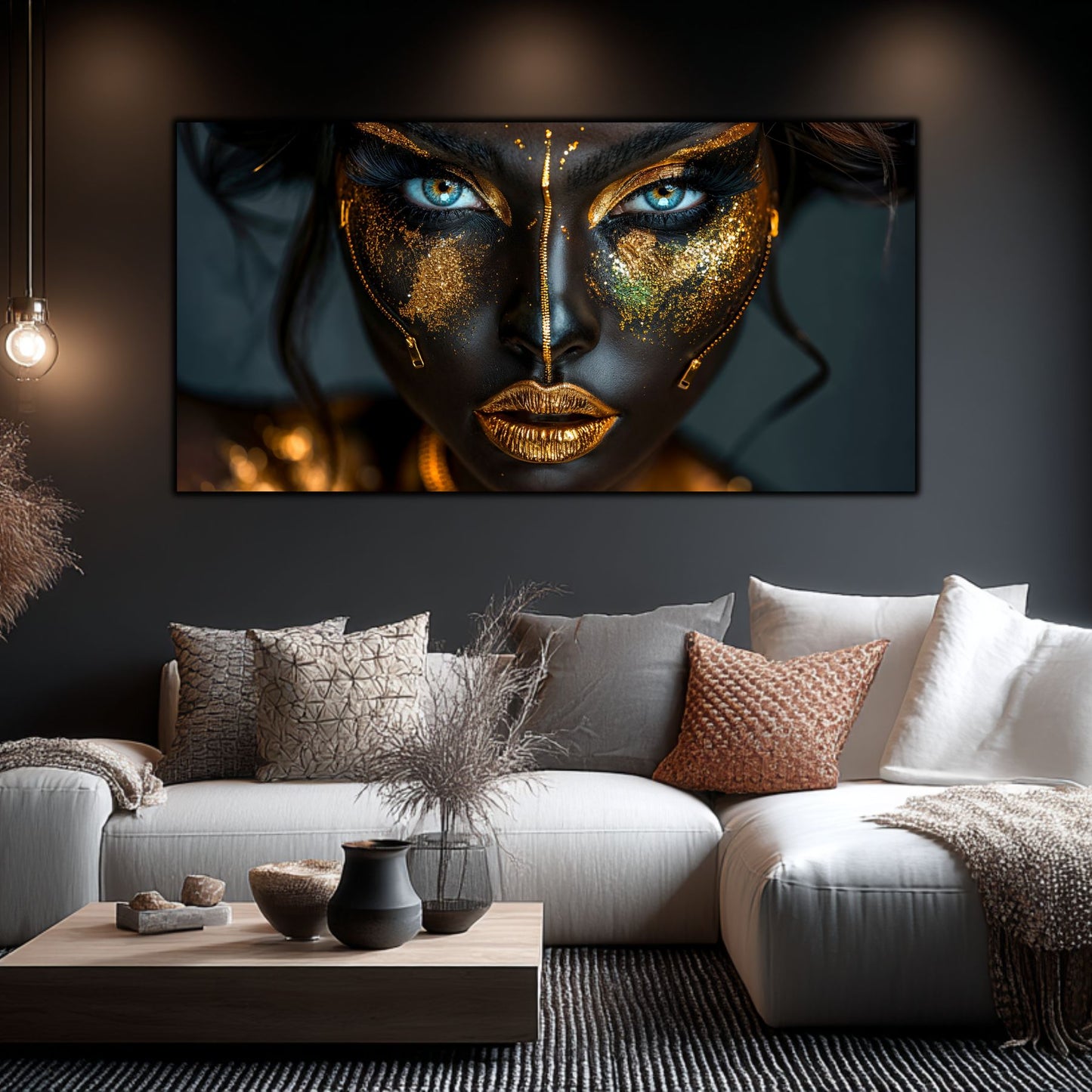 Tablou Living de Lux „Trezirea" – Sticlă Securizată