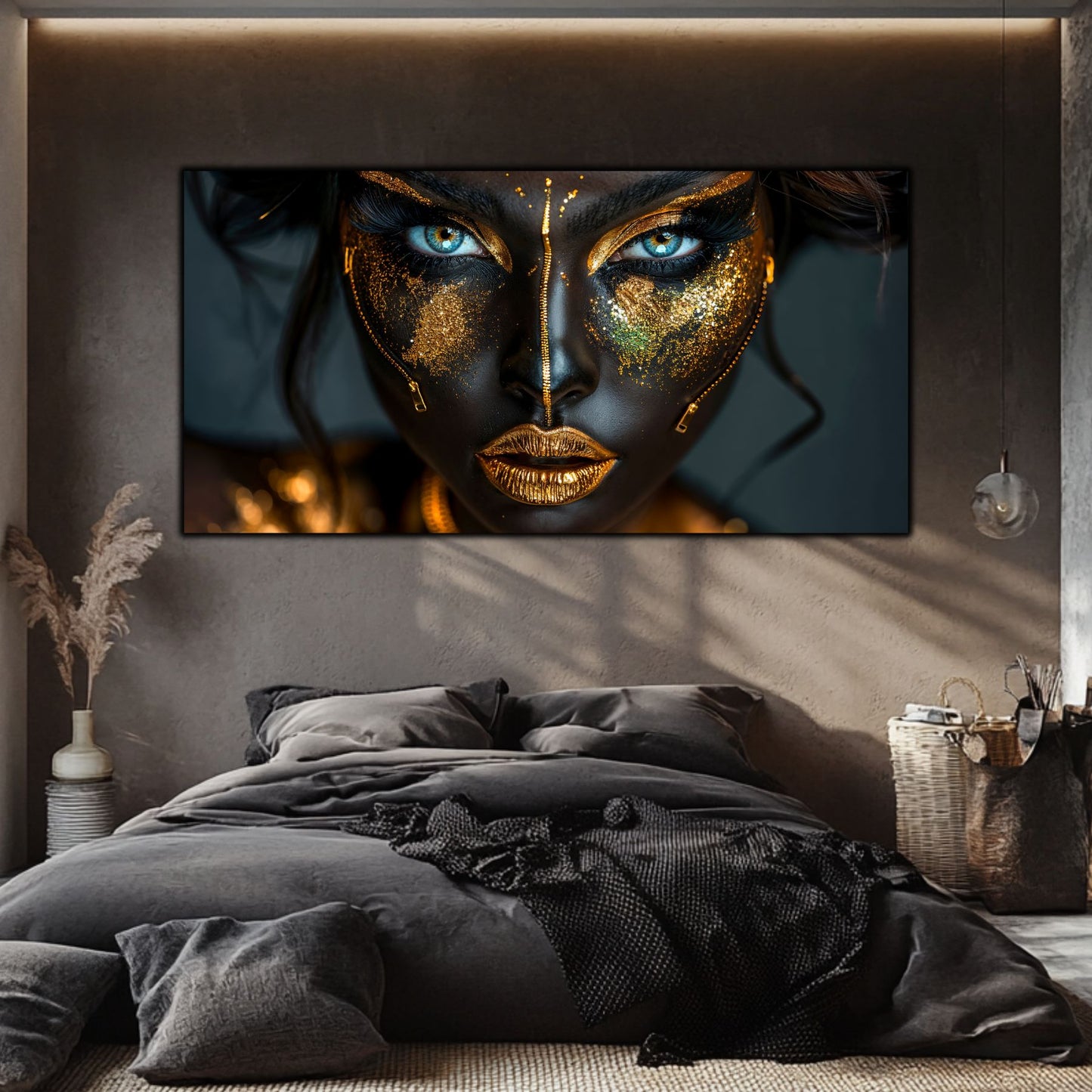 Tablou Living de Lux „Trezirea" – Sticlă Securizată