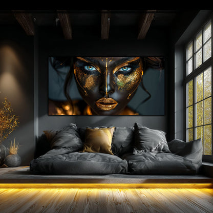 Tablou Living de Lux „Trezirea" – Sticlă Securizată