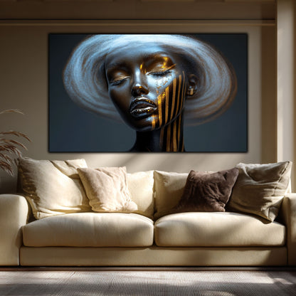 Tablou Living de Lux „Sovereign Silence" – Sticlă Securizată