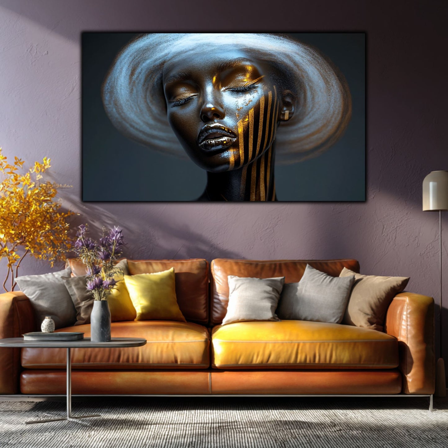 Tablou Living de Lux „Sovereign Silence" – Sticlă Securizată