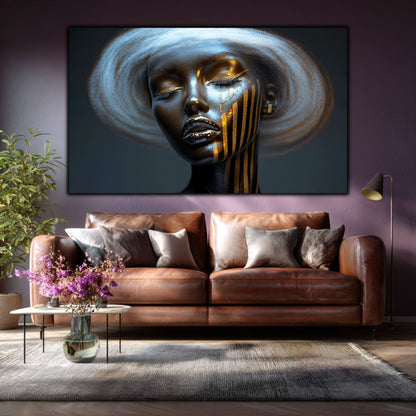 Tablou Living de Lux „Sovereign Silence" – Sticlă Securizată