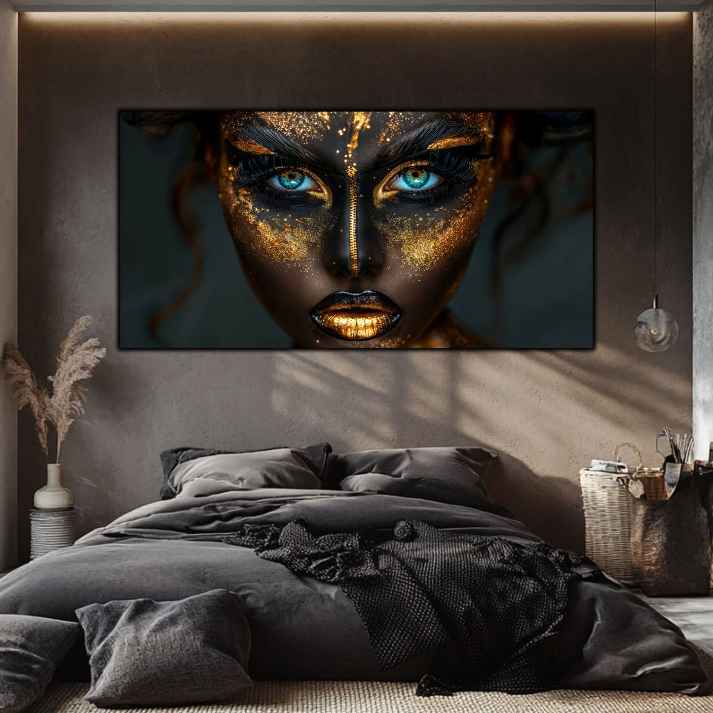 Tablou Living de Lux „Fuziunea" | Sticlă Securizată