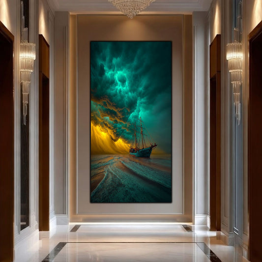 Tablou Sticla Securizata Identitate Regasita: Singuratatea ca Revelatie | Editie Unicat